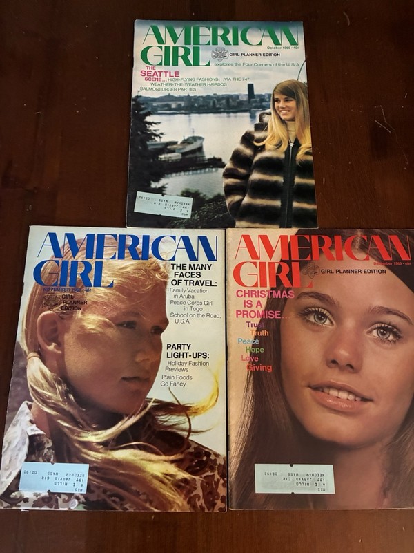 Vintage American Girl Magazines  Planner Editions 1969 Susan Dey Fashion Cool!!