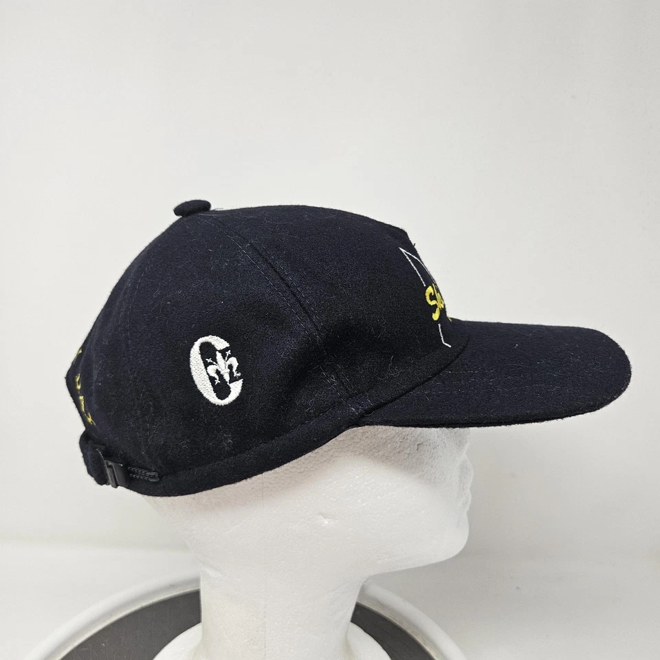 Conte of Florence Hat Cap Strap Back Wool Ski Team Country Day Fitted Mens 7 1/8 - Image 3 of 4
