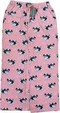 Shih Tzu Unisex Lightweight Cotton Blend Pajama Bottoms- Small