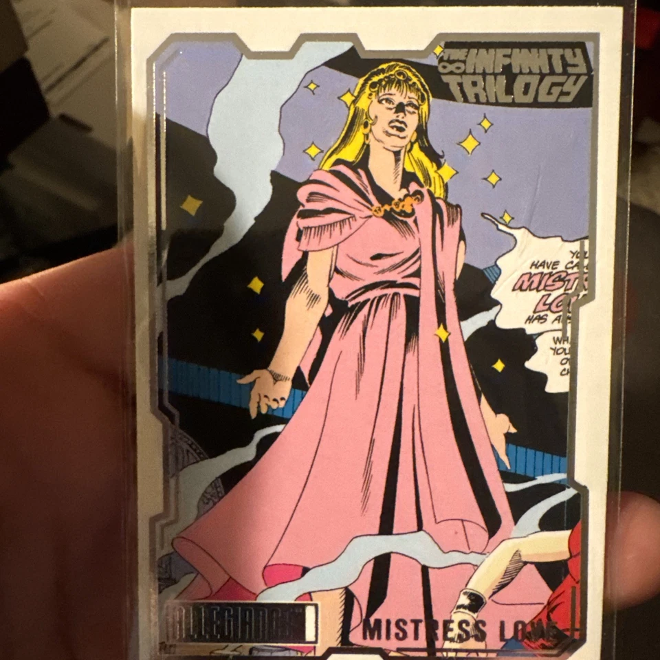 2024 Upper Deck Marvel Infinity Trilogy Mistress Love Yellow Printing Plate - Image 4 of 4