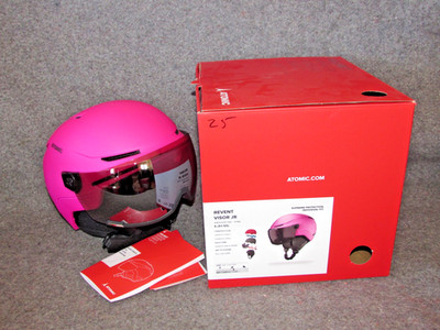  2026 NEW! Atomic REVENT Visor JR kid's Ski Snowboard HELMET & GOGGLES Small ~~