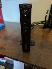 RCA DTA-800B1 Digital To Analog Pass-through TV Converter Box turns on.