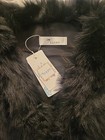 ELFJOY Women's Black Luxury Faux Fox Fur Shawl, winter Wrap Wddings One Size NWT — photo 2