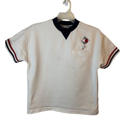 Tommy Jeans x Space Jam A New Legacy White Graphic Pocket T-Shirt Mens Small