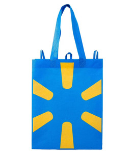 NEW  ~SET of 2 ~ Walmart Reusable Shopping Tote Bag for Adults