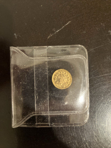 1856 Pioneer fractional 1/2 “California Gold” Bear token ~SP739
