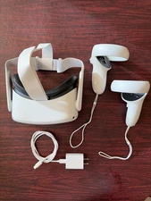 Meta quest 2 headset and controllers