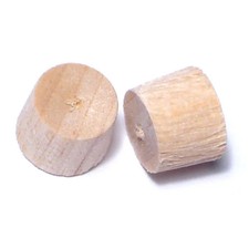 5/16" Birch Wood Flat Head Plugs 45 pcs.