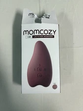 MomCozy I Am Lactation Massager for Women Warming & Vibration Maroon