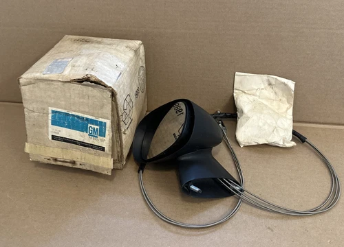 1974 75 CUTLASS CHEVELLE GRAND PRIX REGAL NOS GM LH SPORT MIRROR 9657788 REMOTE