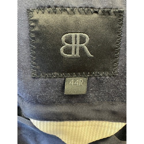 Banana Republic Bright Blue MGM Slim Fit Wool Blazer Mens Size 44 Regular - Picture 11 of 11
