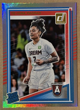Te-Hina Paopao Holo 2025 Panini Donruss WNBA Rated Rookie #91 Atlanta Dream