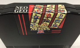 World Heroes 2 NEO GEO AES Complete CIB US Version NEOGEO snk TESTED & WORKING