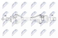 Antriebswelle NTY NPW-FR-092 FüR Ford Galaxy 2 WA6 MAX Mondeo 4 BA7 Turnier Tdci
