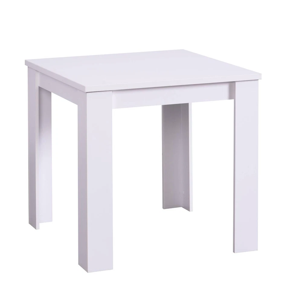 Esstisch Ausziehbar Massiv Weiß Esszimmertisch Küchentisch Holz Homestyle4u - Bild 2 von 4