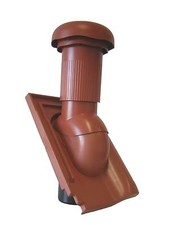 Klöber Sanitärentlüfter Venduct für Flachdachziegel Sanilüfter, Dunstrohr