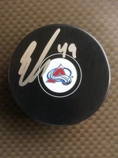 SAMUEL GIRARD COLORADO AVALANCHE Signed Autographed PUCK w Case NHL Hockey