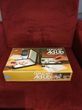 EUC Vintage Game Board Game Duplicate ad-lib crossword cubes