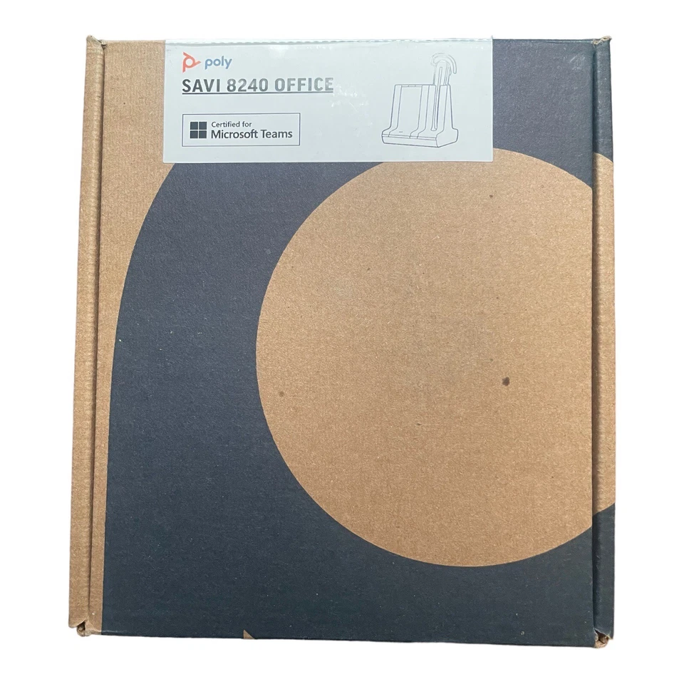 Poly Savi 8240 Office Headset Microsoft Teams USB-A Convertible DECT 6.0 NA - Image 2 of 4