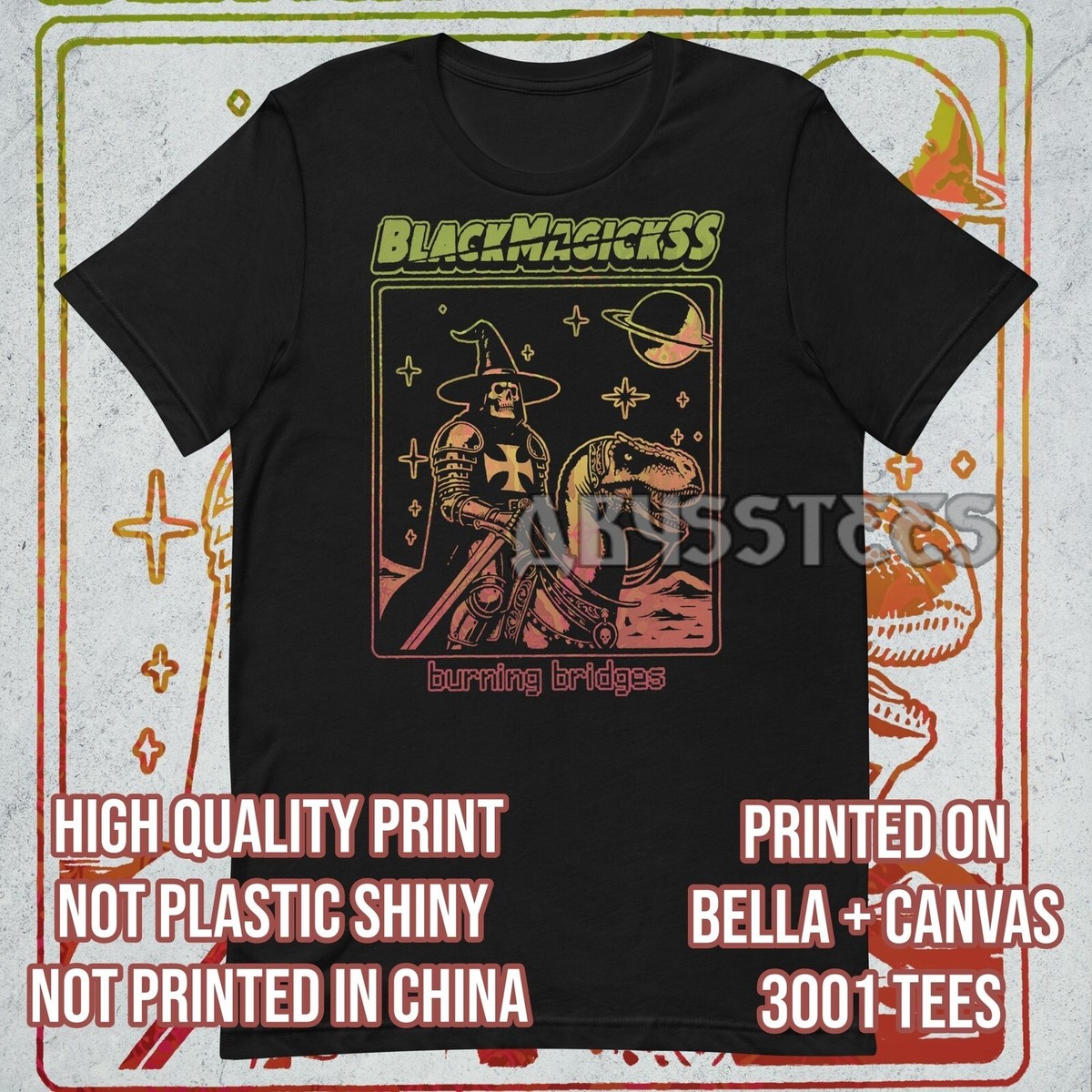 Black Magick SS - BMSS - T shirt Burning Bridges - fruit rollup