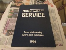 XX rare abu garcia service spare part catalogue fishing reels rods ambassadeur