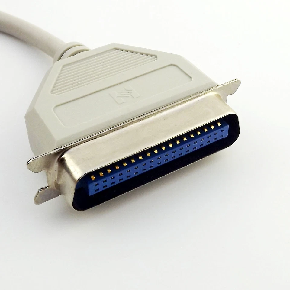 Parallel Printer DB25 Male 25 Pin to Centronics CN36 36 Pin Male IEEE1284 Cable - Image 3 of 4