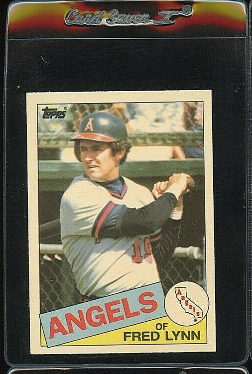 1985 TOPPS TIFFANY #220 FRED LYNN CALIFORNIA ANGELS 