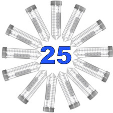 Conical Centrifuge Tubes 50Ml, 75Pcs Plastic Test Tubes with Leakproof Screw Cap