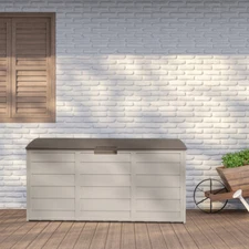 Outdoor Storage Deck Box Large Chest Bin Patio Garden 75-Gal Container 2025 US