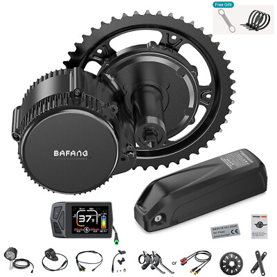 Electric Bike BAFANG 48V750W BBS02B Mid Drive Motor Conversion Kit 17.5Ah 20Ah