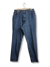 Wrangler Womens Jeans Size 16 High Rise Straight Leg tapered Western Mom cotton