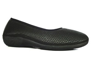 Zapatillas de andar en casa en color negro con un poco de cuña suela de  goma | eBay