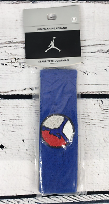 Vintage Nike Michael Jordan Jumpman Sweat Headband Blue, Red