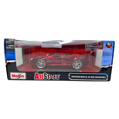 Maisto All Stars Mercedes-Benz SL55 AMG Convertible 1:18 Diecast