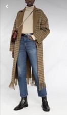 Anthropologie Bb Dakota Plaid Belted Dad Coat Rrp £158 Brand New