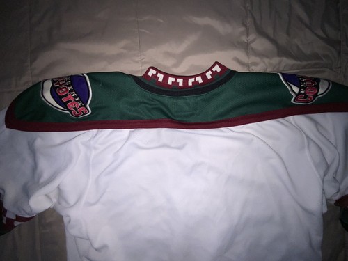Vintage 90s Phoenix Coyotes Starter NHL Hockey Jersey Size M Medium White - Picture 18 of 23