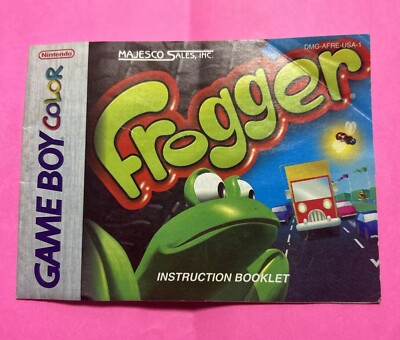MANUAL ONLY Frogger Nintendo Original Gameboy Color Instruction Booklet ...
