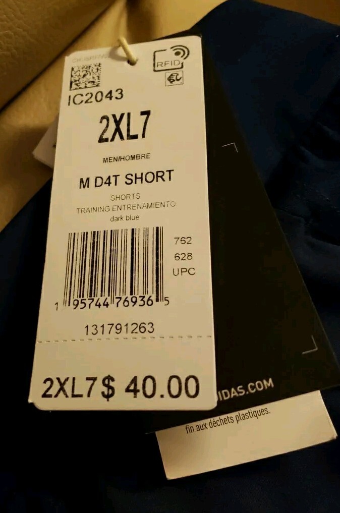 adidas Men's Designed 4 Sport Training Blue Shorts Size 2XL IC2043