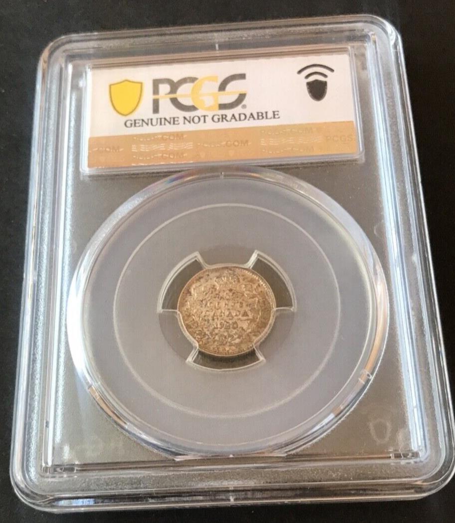🇨🇦🇨🇦 CANADA 1920 5 CENTS George V with DEI GRATIA COIN