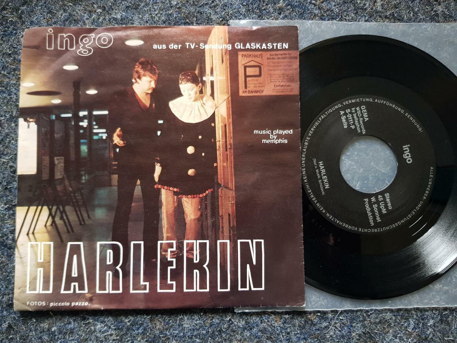 7"" Single Vinyl Ingo - Harlekin/ In love with you Germany