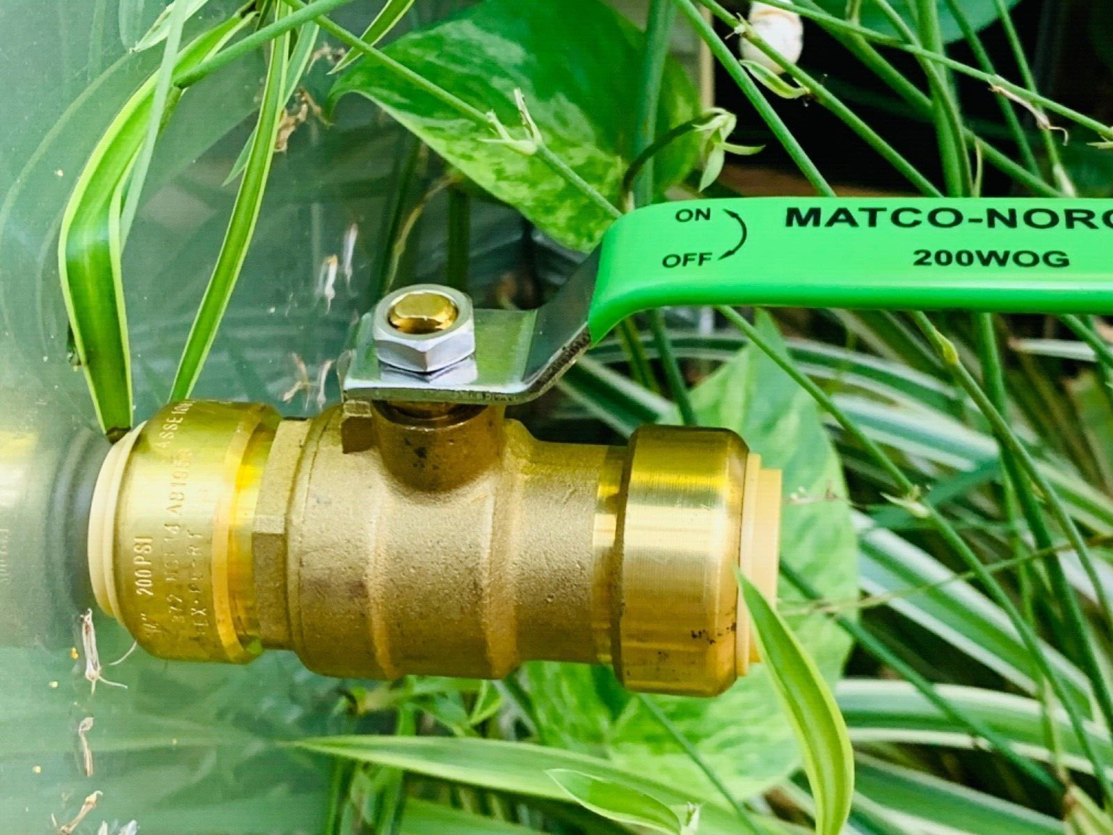 720QLF Push Connect Ball Valve 3/4" Copper
