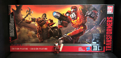 Transformers Generations Figur 3 Pack Planet of Junk Clash Platinum Hasbro Neu
