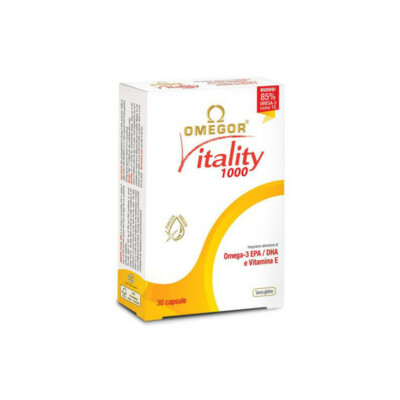 NET OMEGOR VITALITY 1000 omega-3 EPA DHA. e vitamina E 10x30 300 perle |  eBay