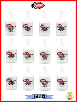 Red Line Full-synthetic Power Steering Fluid 1 Quart Set of 12 30404