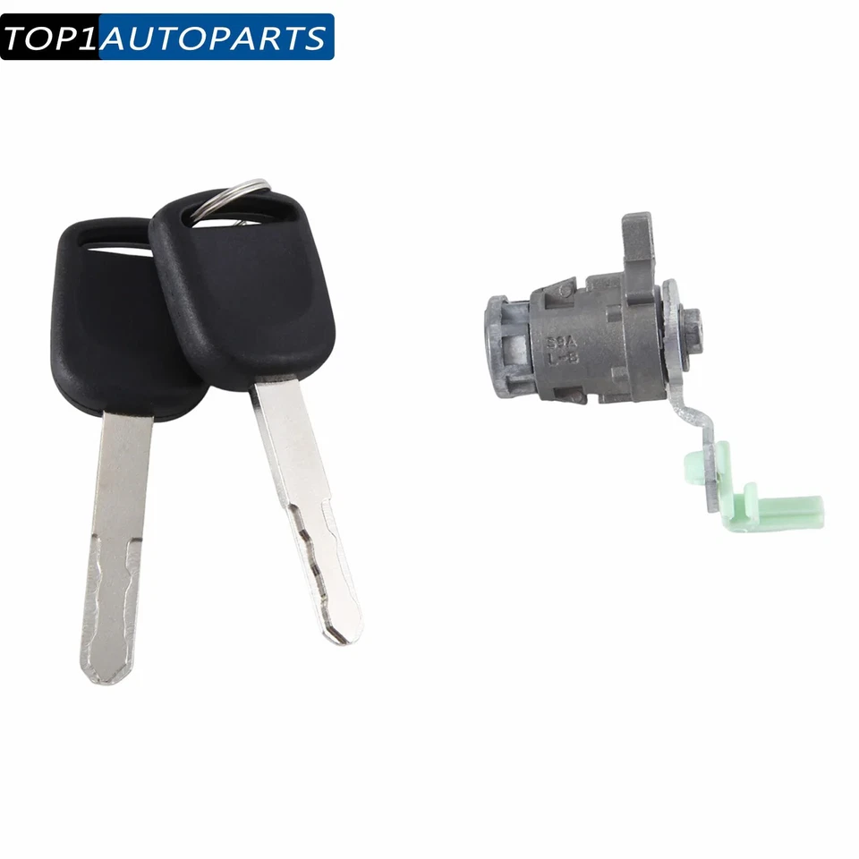 Front Drivers Door Lock Cylinder W/2 Keys For 2003-08 Honda Pilot 3.5L V6 - Изображение 2 из 4