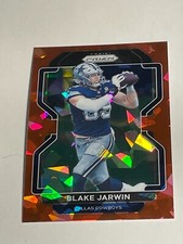 2021 Panini Prizm Red Cracked Ice BLAKE JARWIN #241  Cowboys