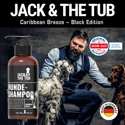 JACK & THE TUB | DOG SHAMPOO - MADE IN GERMANY Hunde Shampoo mit Conditioner Hundeshampoo gegen Juckreiz Fellpflege
