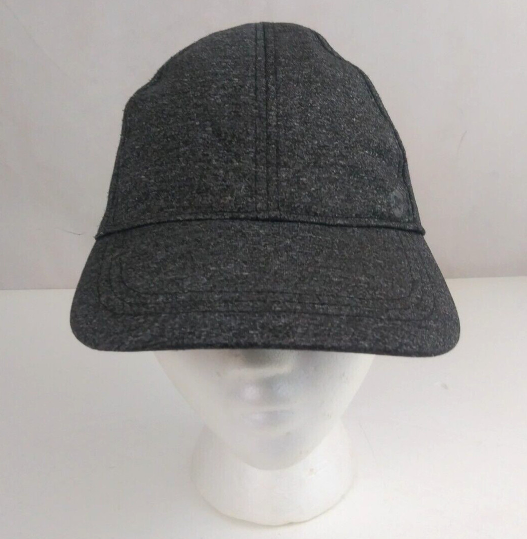 Solid Dark Gray Unisex Embroidered Adjustable Bas… - image 1