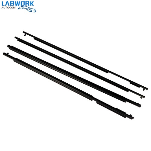 For Toyota 4Runner 2010-2021 Window Weatherstrip Seal Belt Moulding Outside 4pcs - Picture 8 of 18