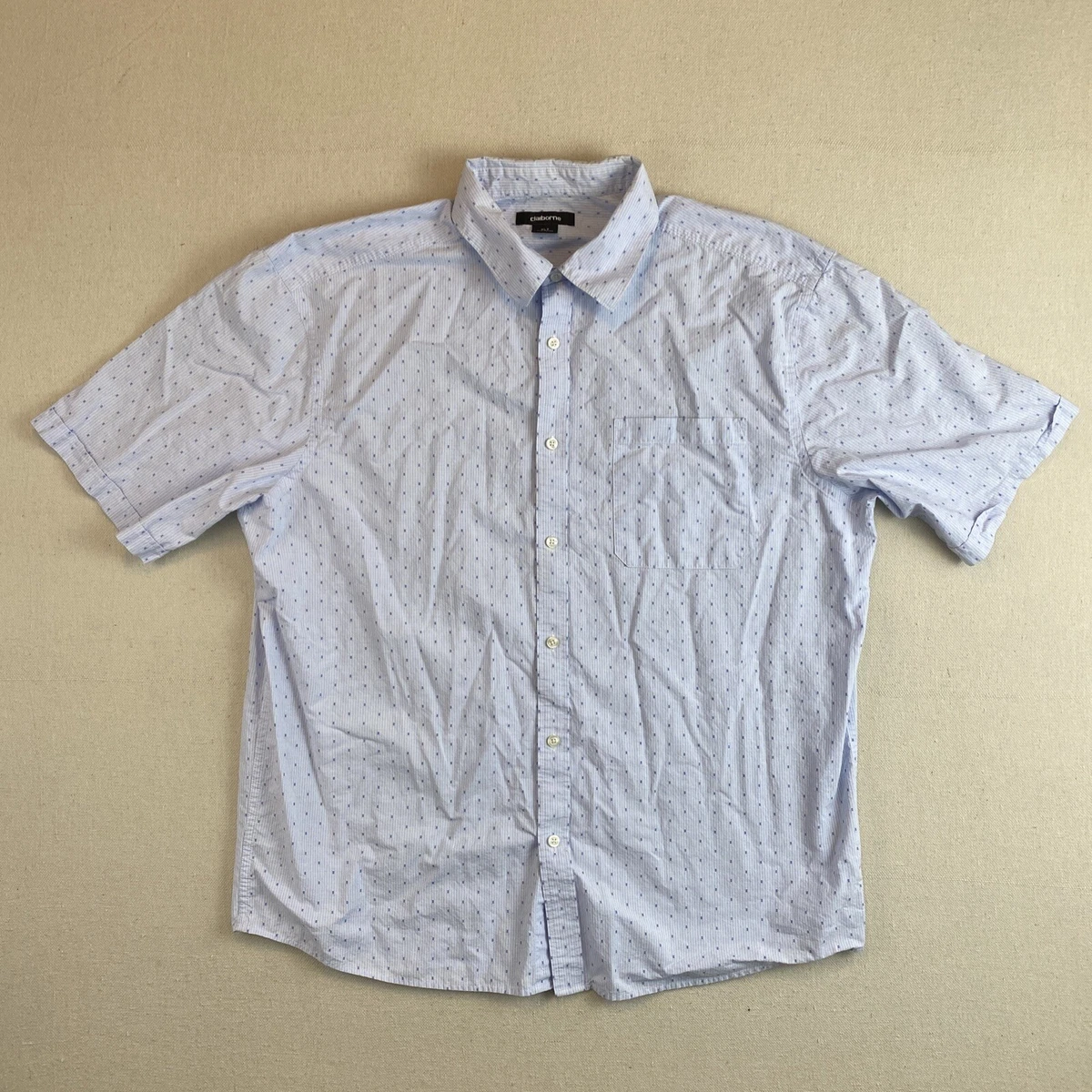 Claiborne mens short sleeve shirts clearance